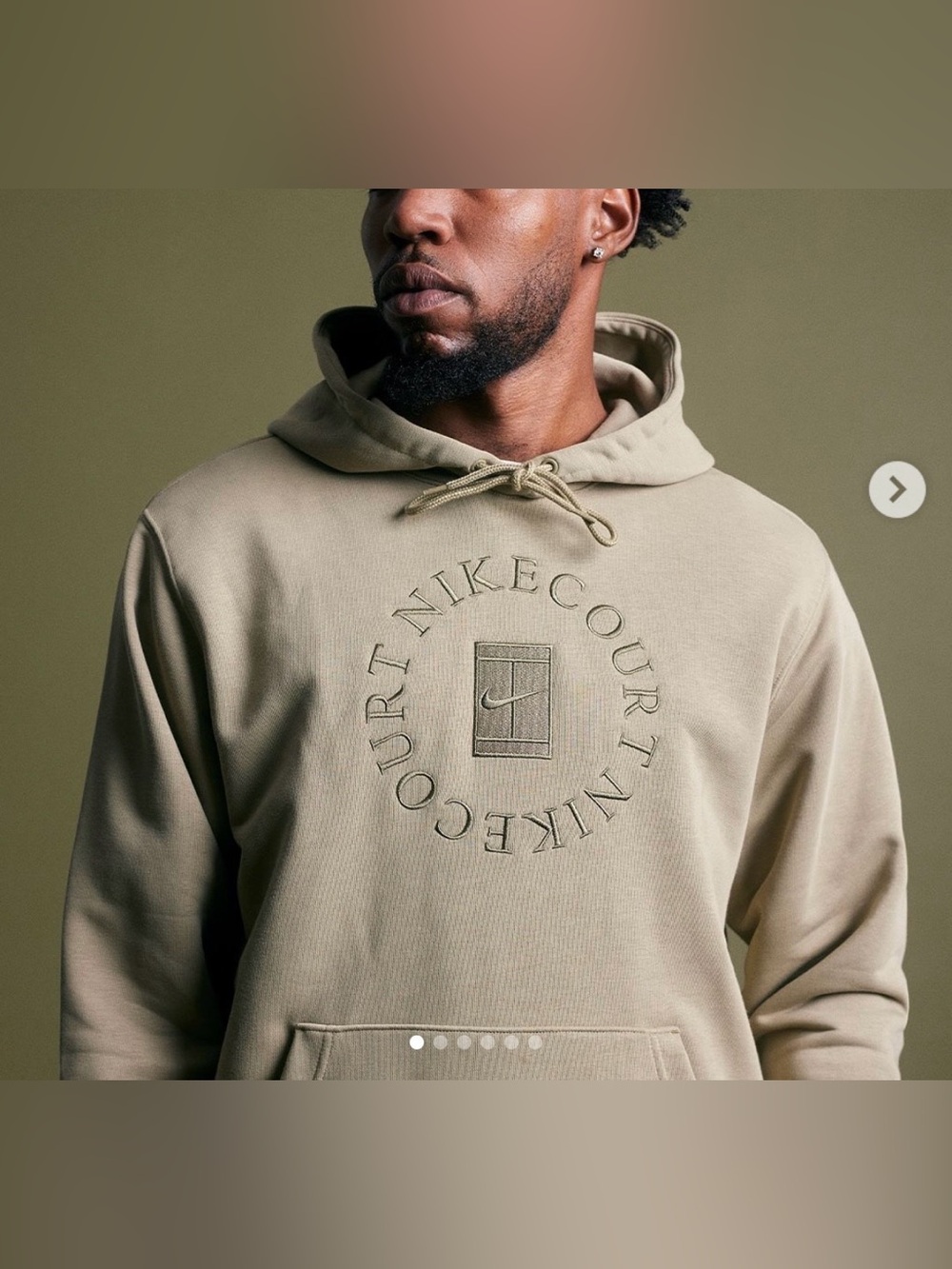 Nike Hoody Hoodie Men's Size L Cotton French Terry